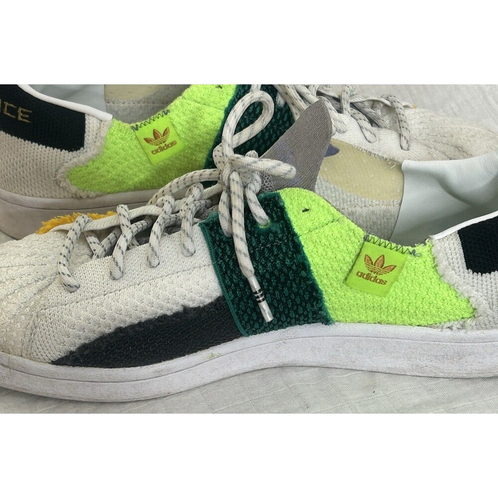 Adidas Pharrell X Superstar Patchwork White FY2294 Mens 10 *No insoles